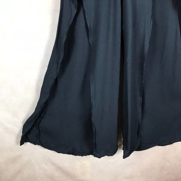 Material Girl Black Wrap-Front Palazzo Pants NWT XXS - Picture 5 of 12